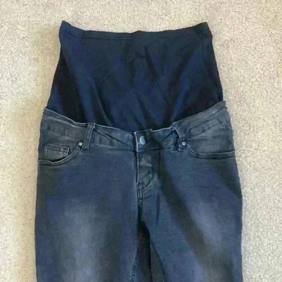 Bandia black maternity jeans in size 10 - Picture 2 of 5